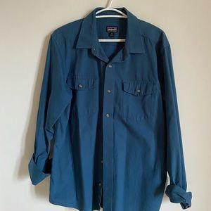 Patagonia blue shirt Men M